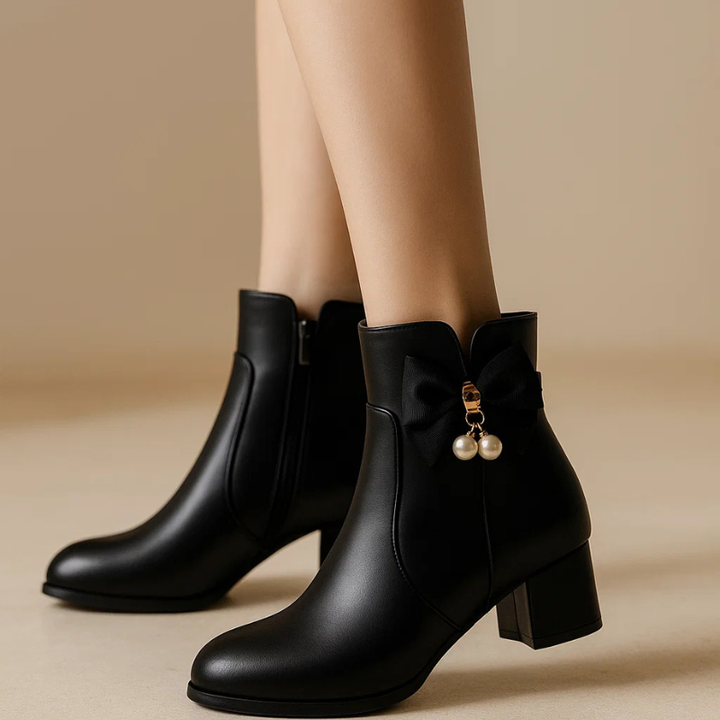 Pearlette Ribbon Heels