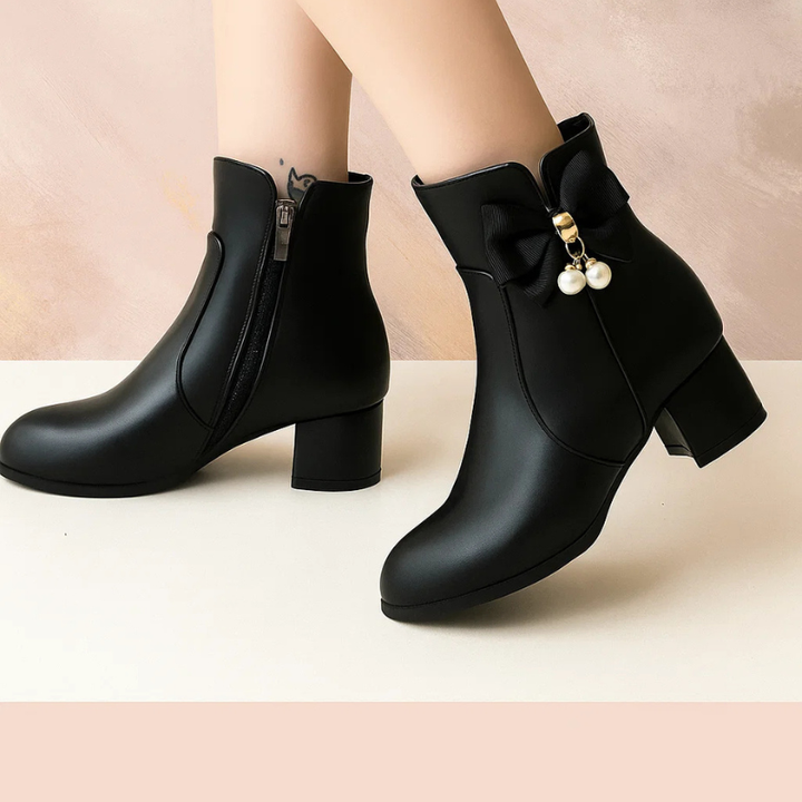 Pearlette Ribbon Heels