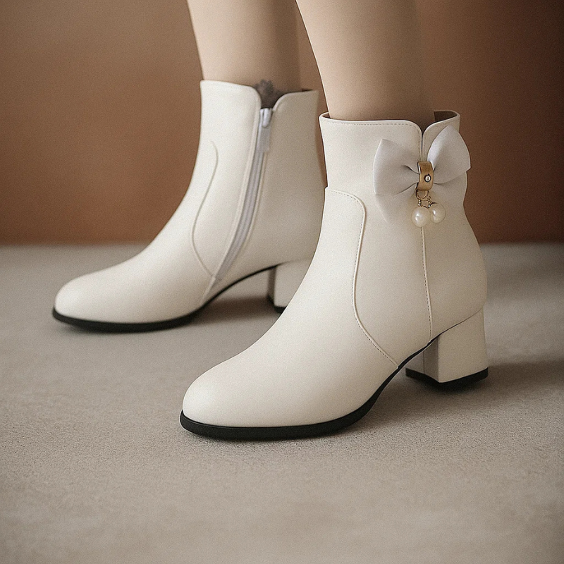 Pearlette Ribbon Heels