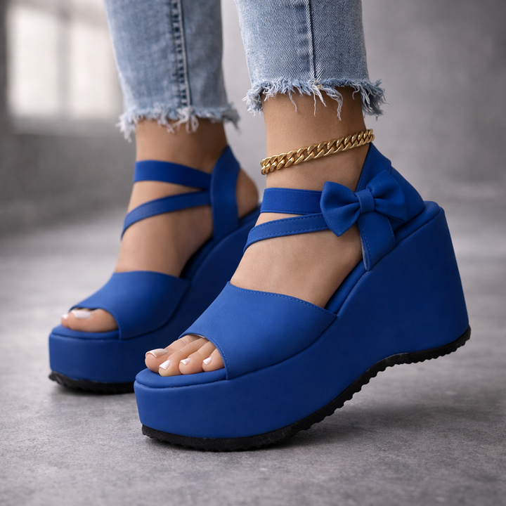 Valeria Bow Wedges
