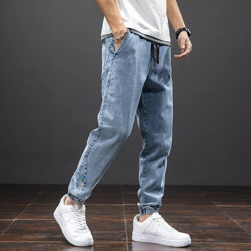 EVOCATIVE MEN'S DENIM JOGGERS