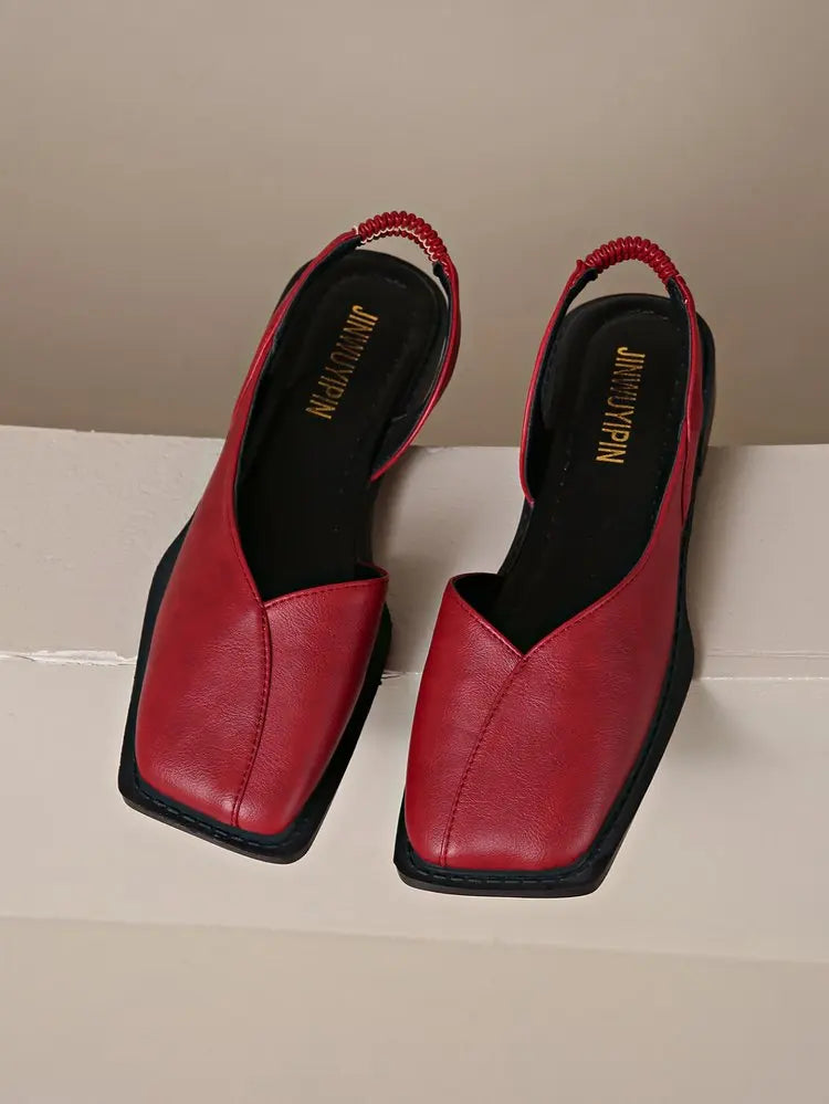 Colorblock Slip Flat