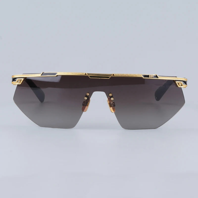 Rimless Gradient Shield Sunglasses