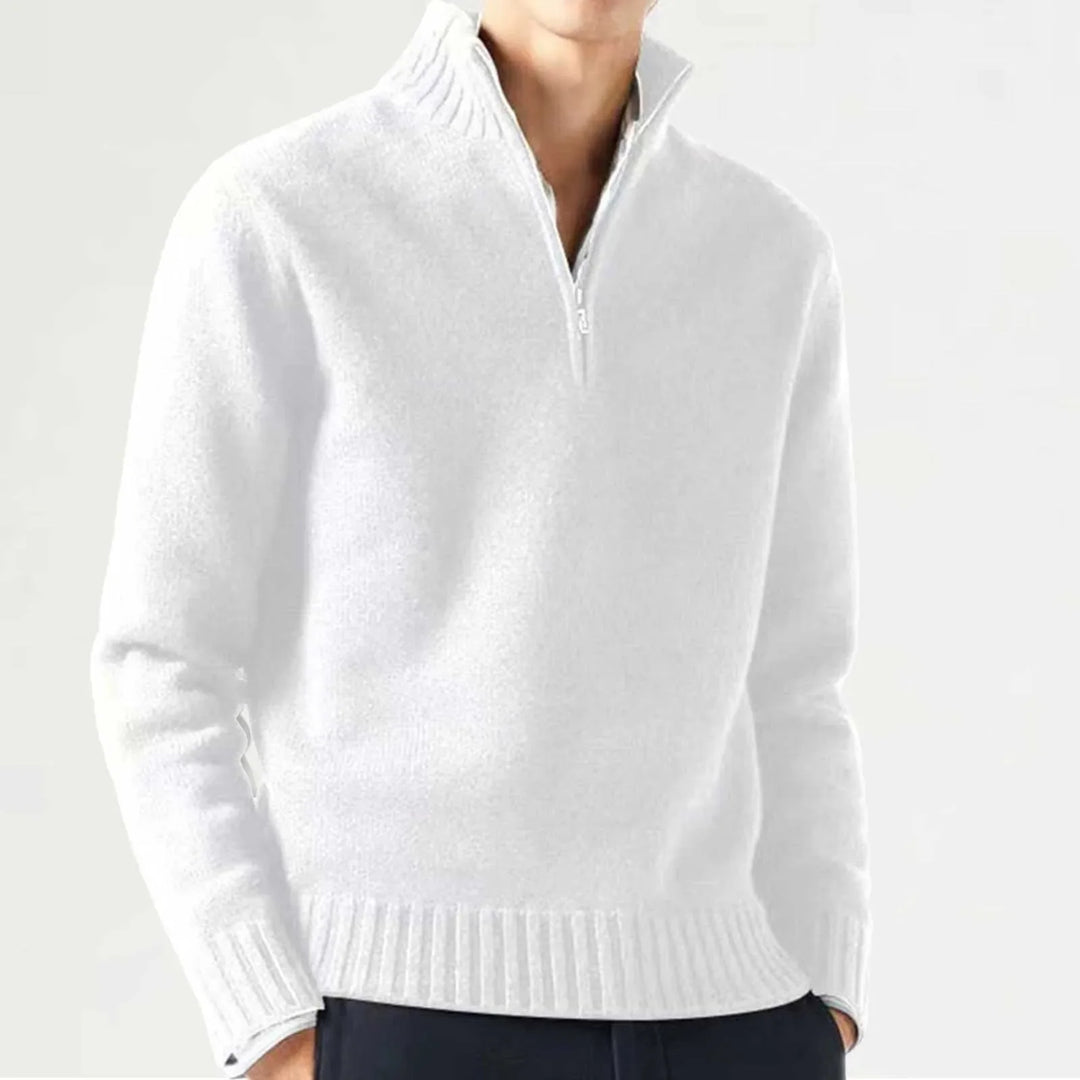 MERLIN ZIPPER SWEATER