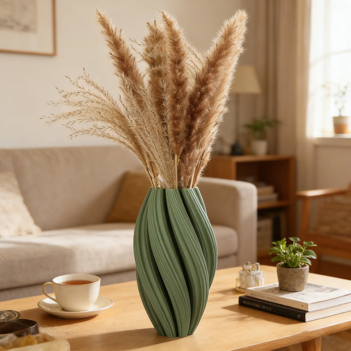 Sage Ripple Vase