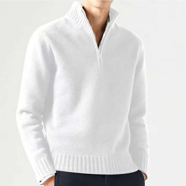 MERLIN ZIPPER SWEATER