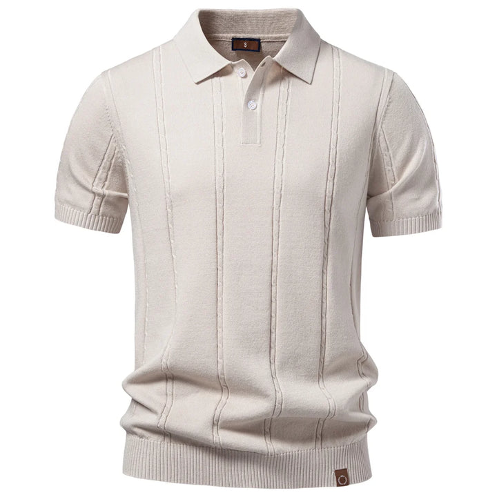 Stripe Performance Polo
