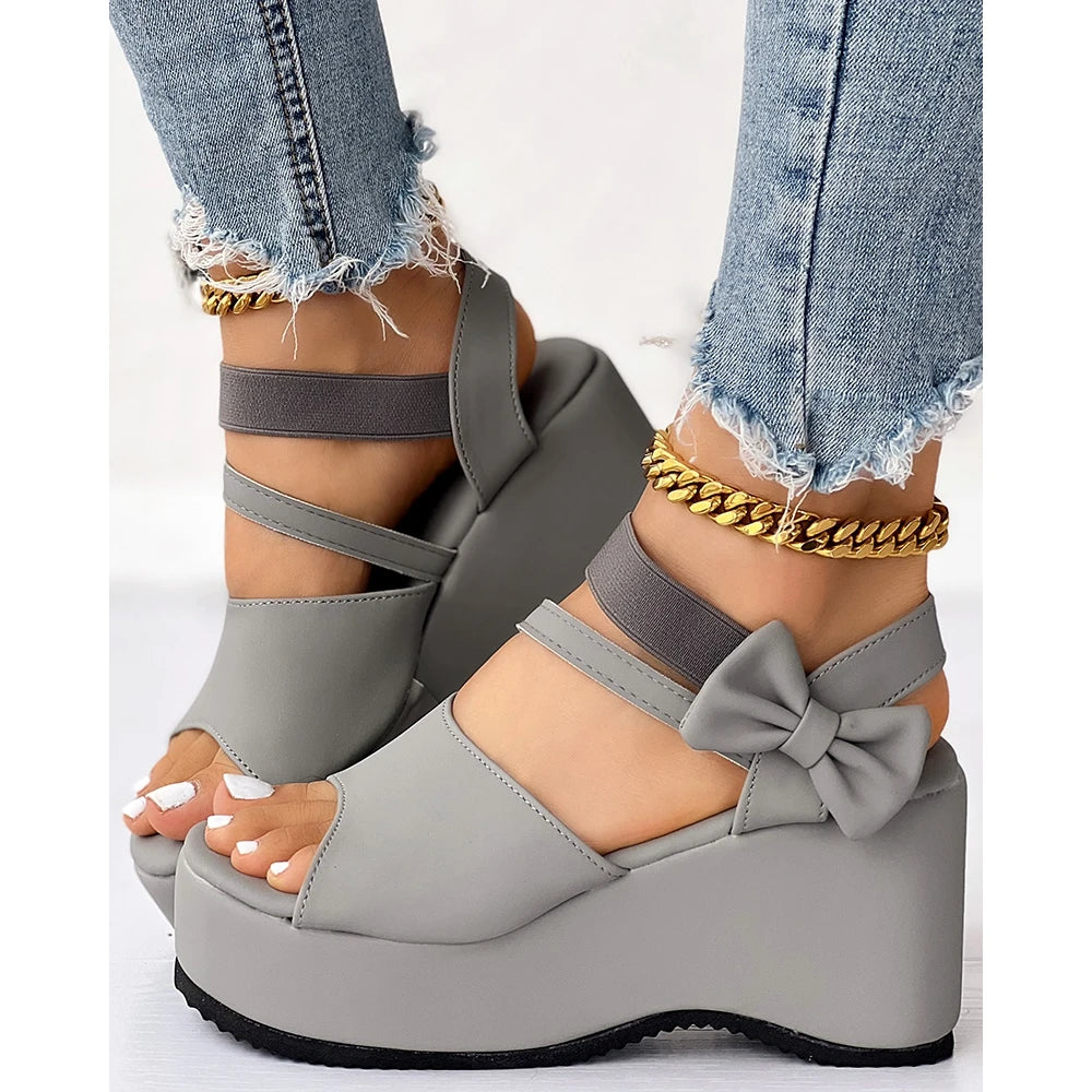 Valeria Bow Wedges