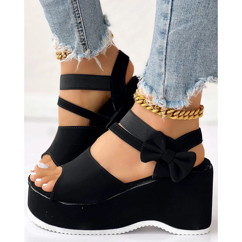 Valeria Bow Wedges