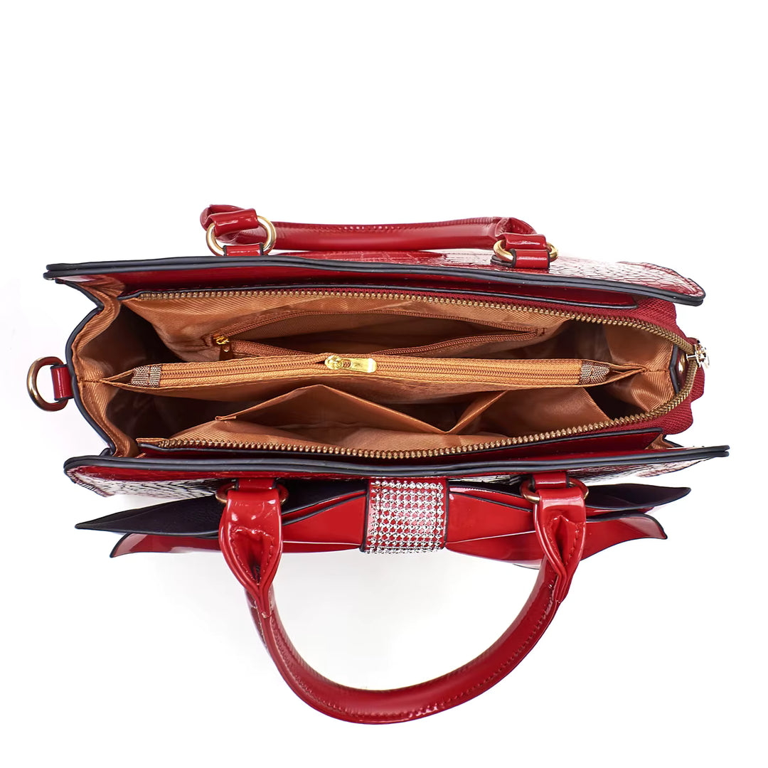 Bow Embellished Handbag