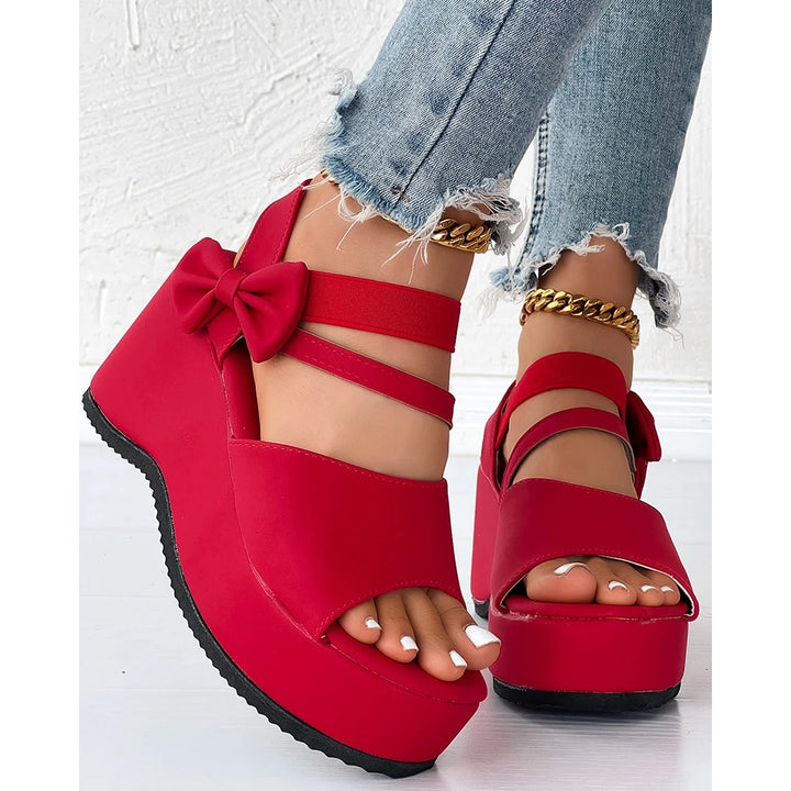 Valeria Bow Wedges