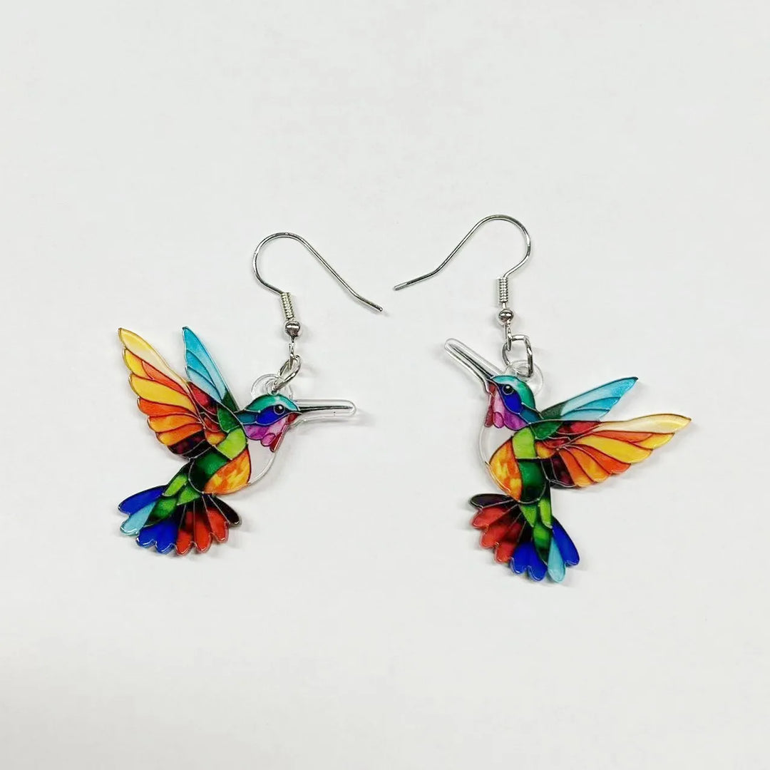 Humming Bird Prism Earrings