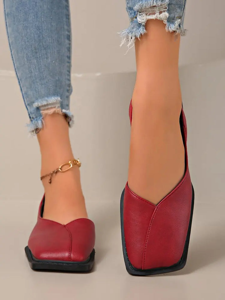 Colorblock Slip Flat