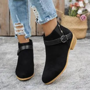 Sierra Buckle Ankle Boot