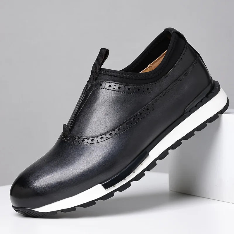 Monterey Leather Slip-On Sneakers