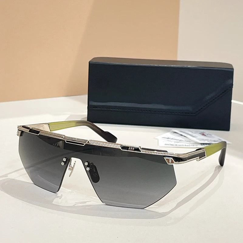 Rimless Gradient Shield Sunglasses