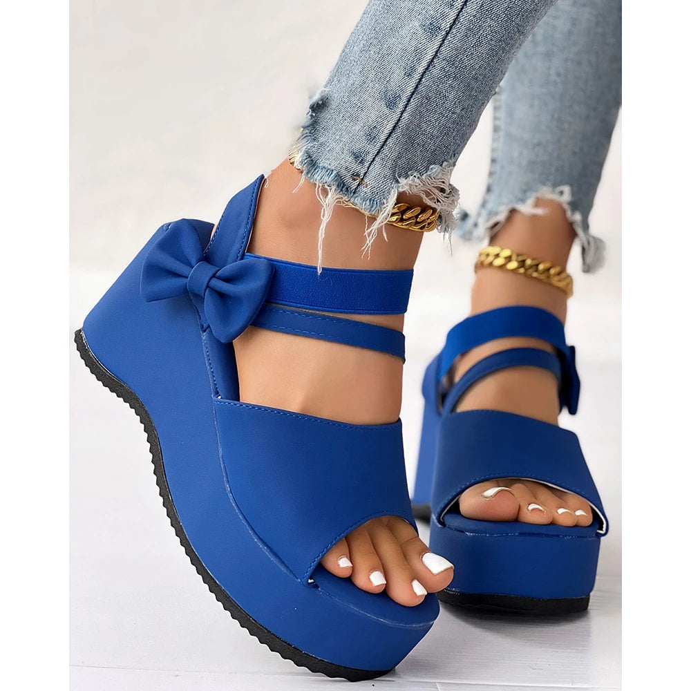 Valeria Bow Wedges