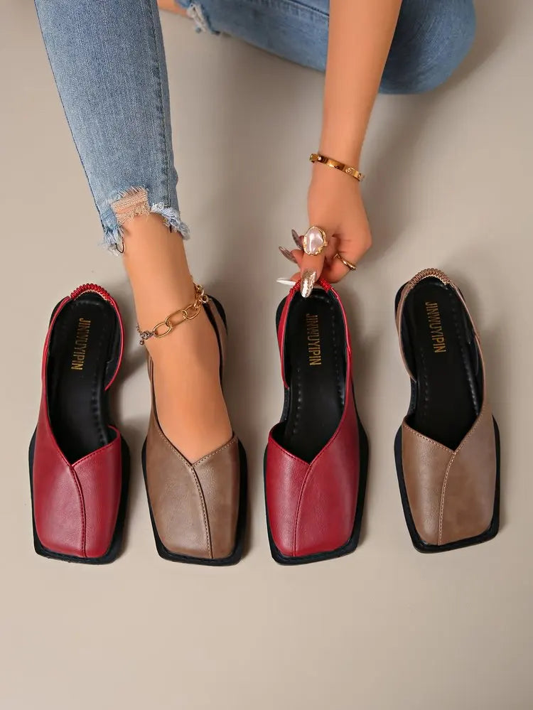 Colorblock Slip Flat