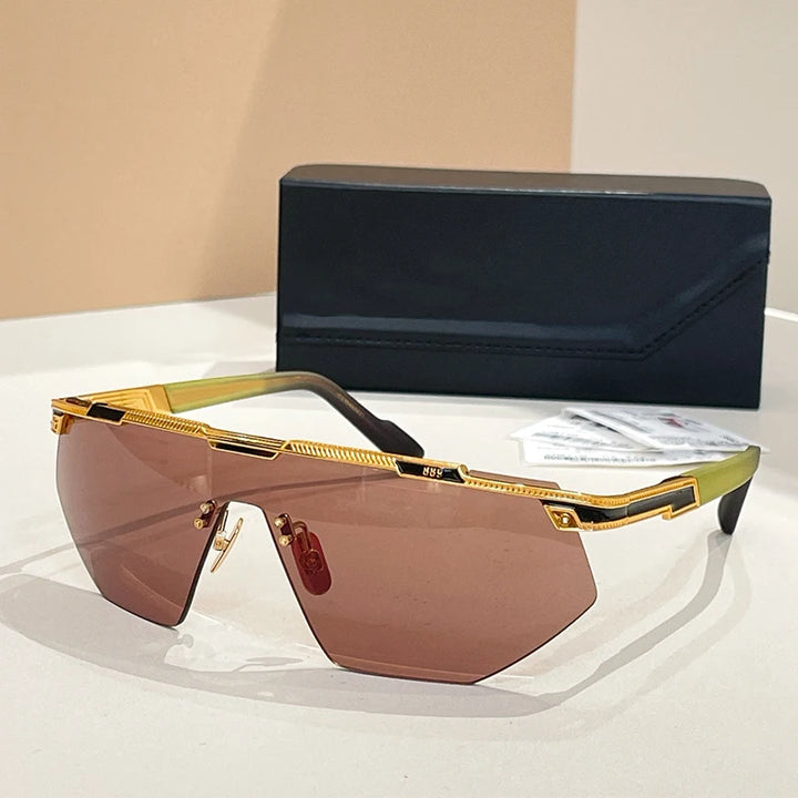 Rimless Gradient Shield Sunglasses