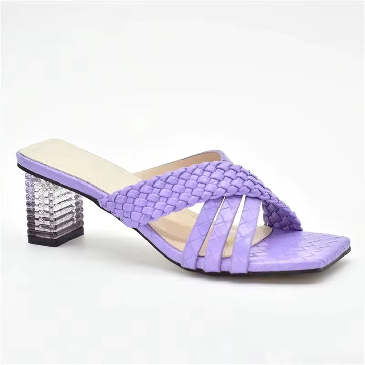Lunette Woven Mule Heel