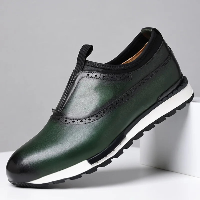 Monterey Leather Slip-On Sneakers