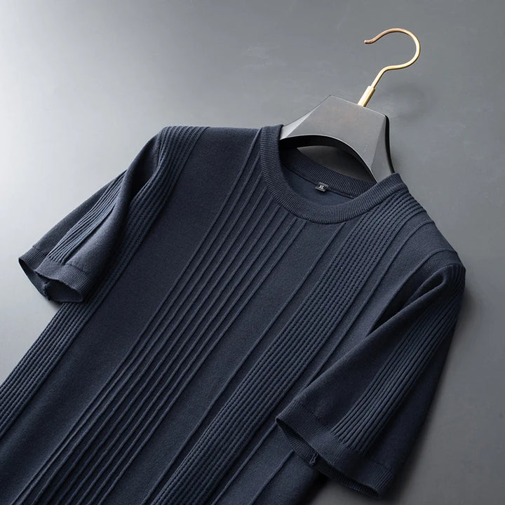 Refined Ribbed Knit Shirt