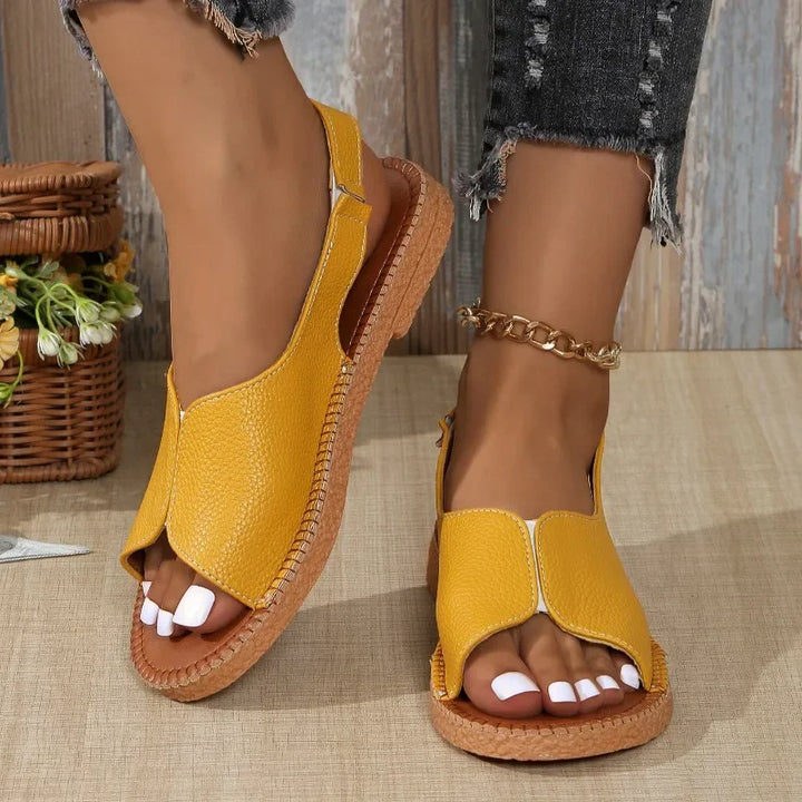 Aurelia Leather Slingbacks