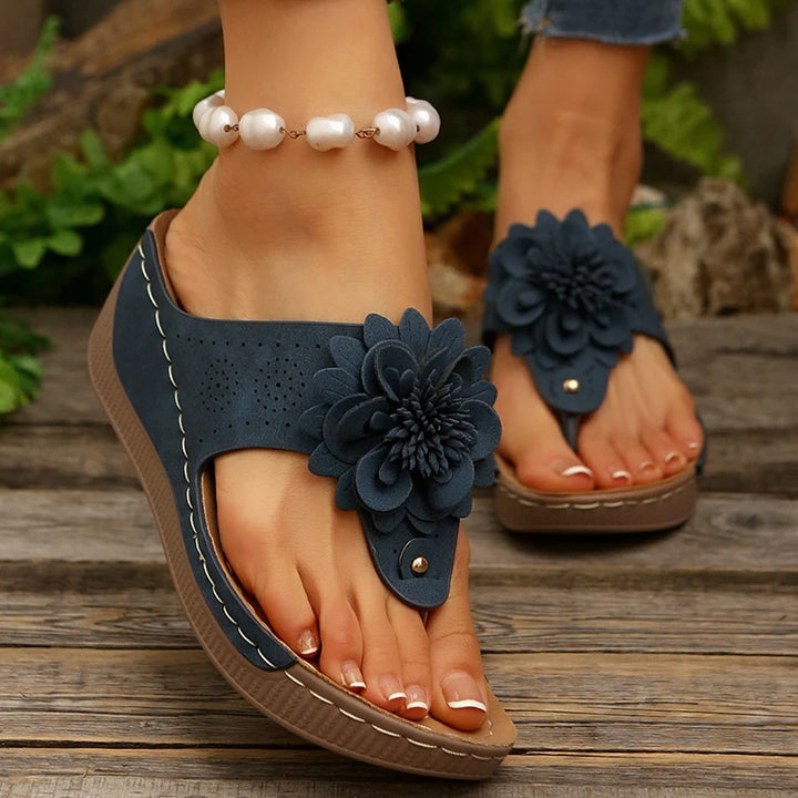 Petal Wedge Sandal
