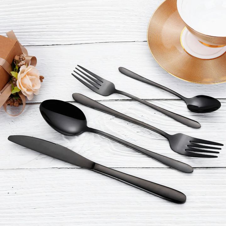 MIDNIGHT FLATWARE SET