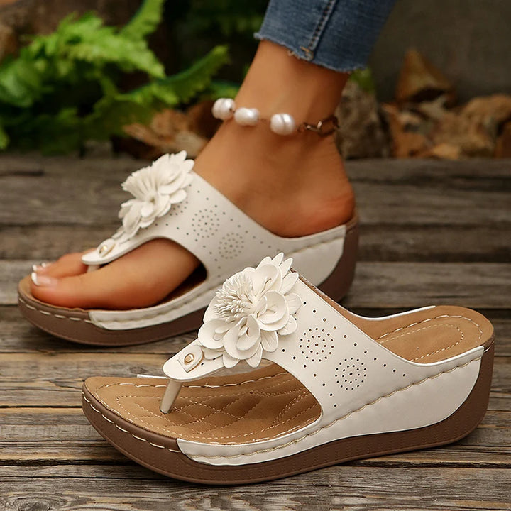 Petal Wedge Sandal
