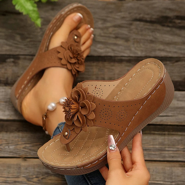 Petal Wedge Sandal
