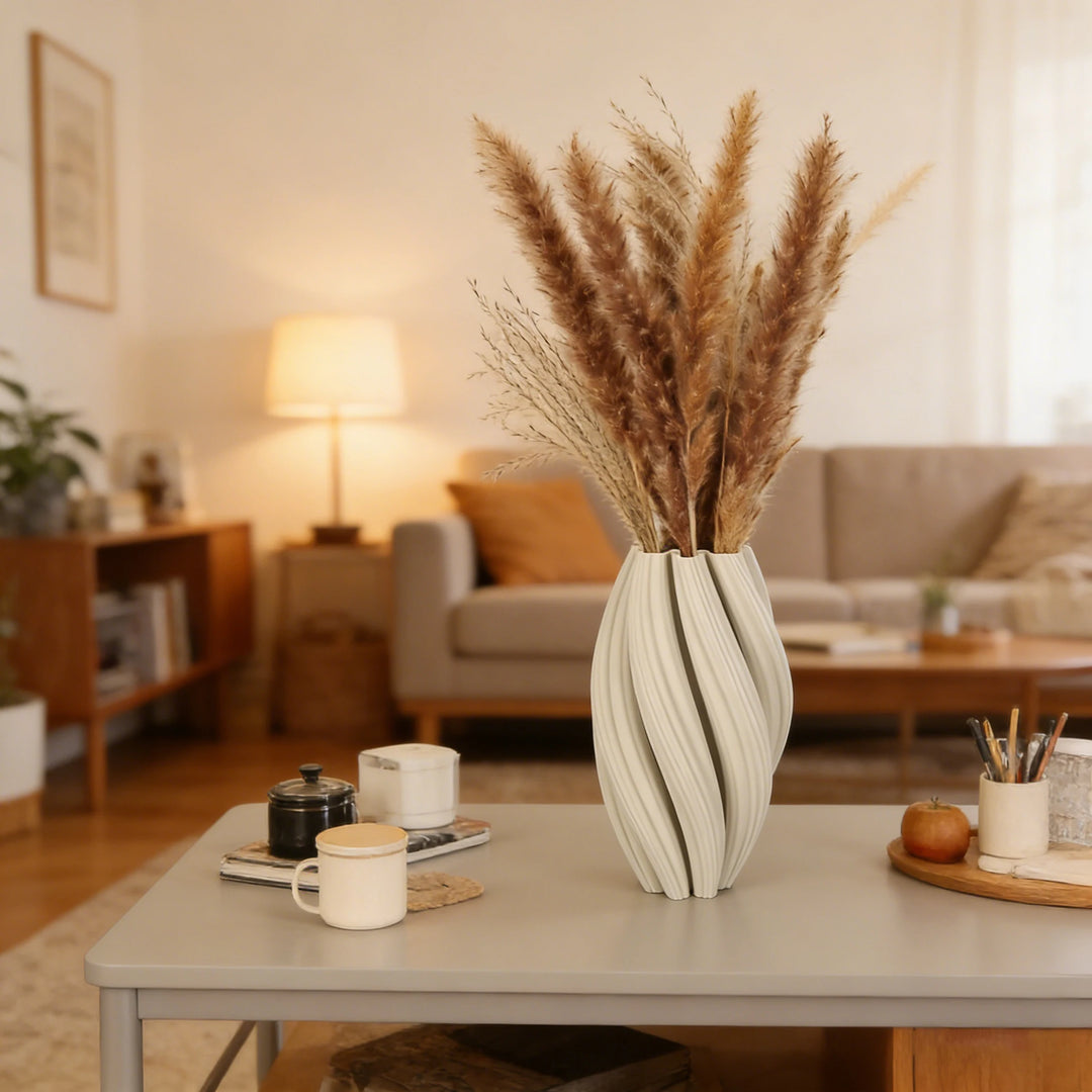 Sage Ripple Vase