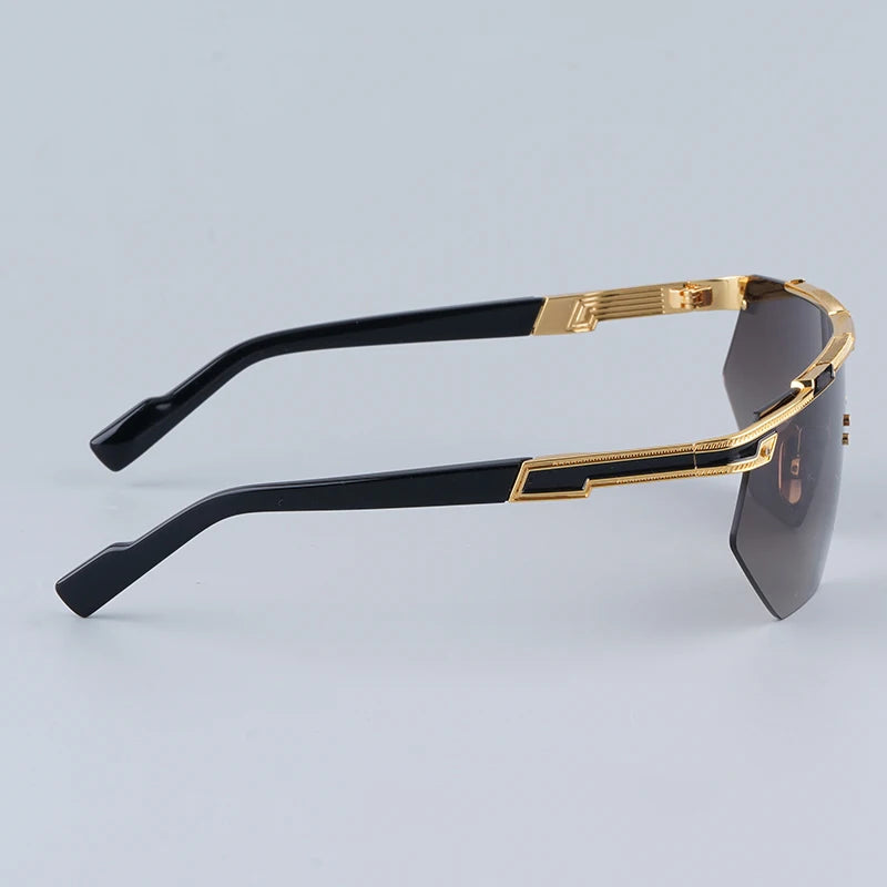 Rimless Gradient Shield Sunglasses