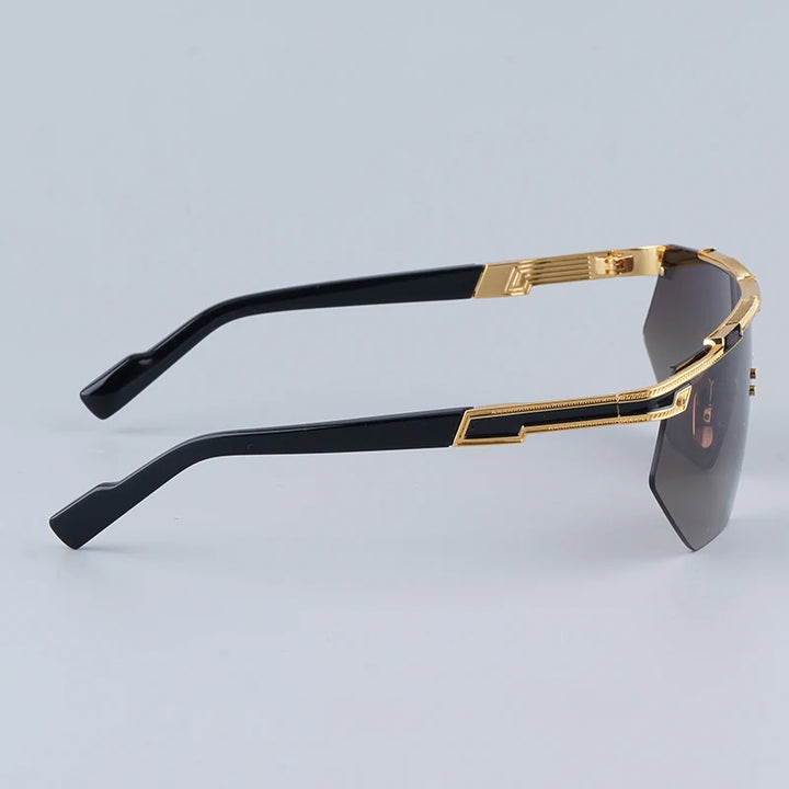 Rimless Gradient Shield Sunglasses