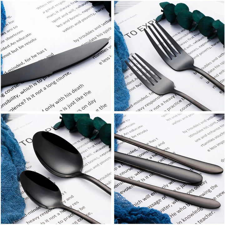 MIDNIGHT FLATWARE SET