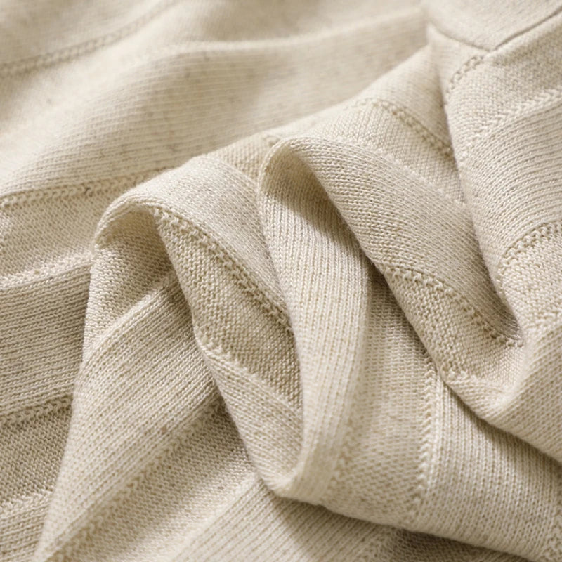 Lightweight Knit Short Sleeve Henley
