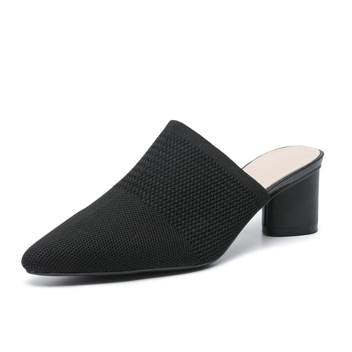 Pointed Knit Mules