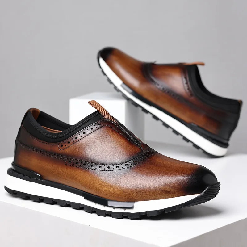 Monterey Leather Slip-On Sneakers