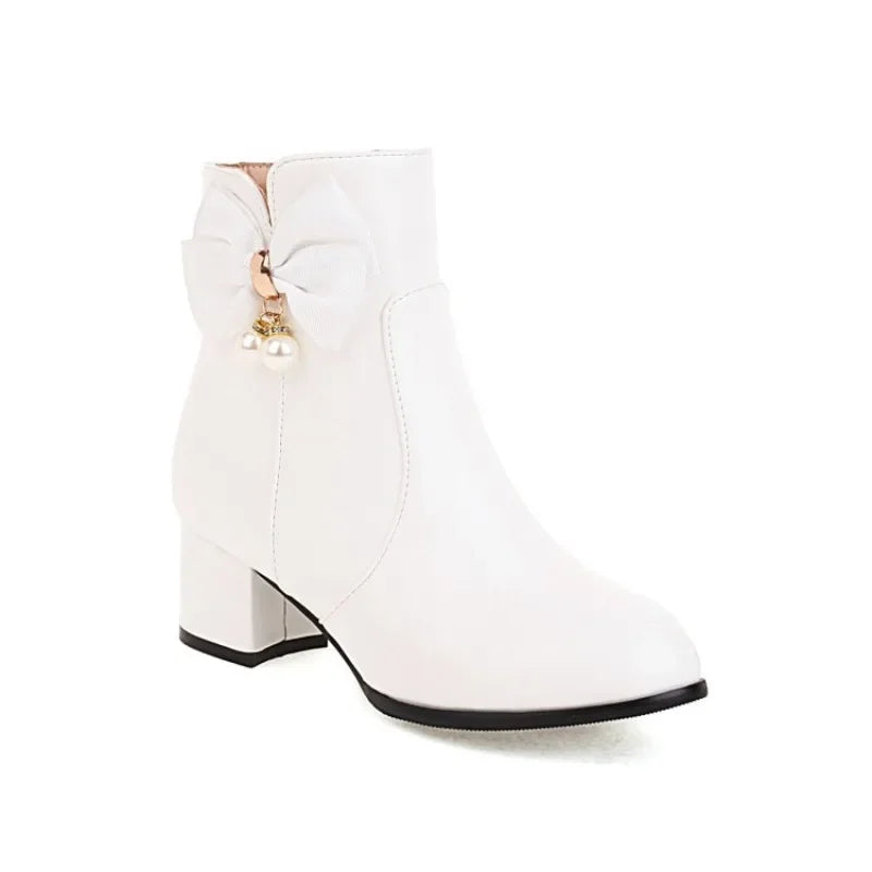 Pearlette Ribbon Heels