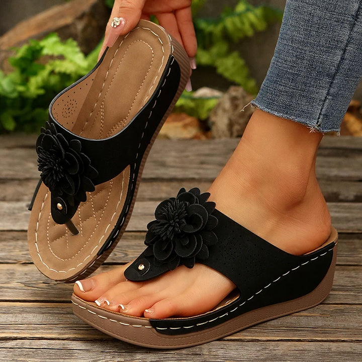 Petal Wedge Sandal