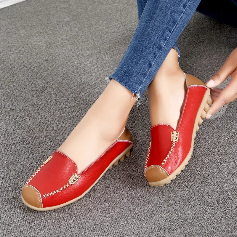 Modena Leather Flats