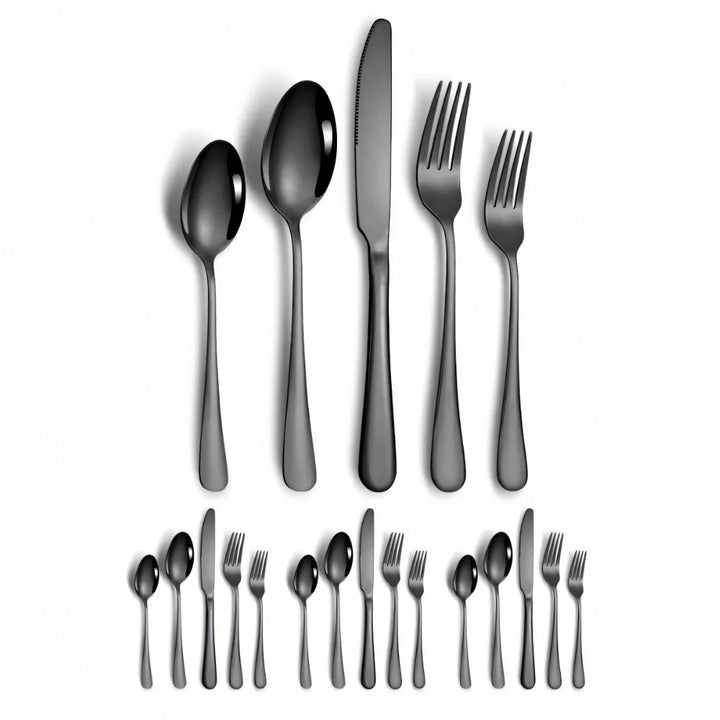 MIDNIGHT FLATWARE SET