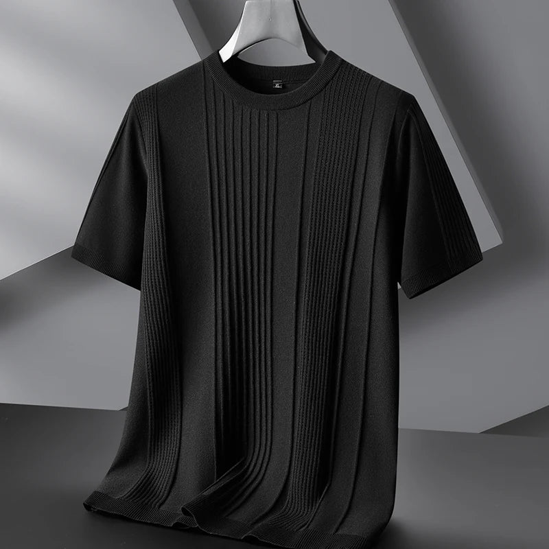 Refined Ribbed Knit Shirt