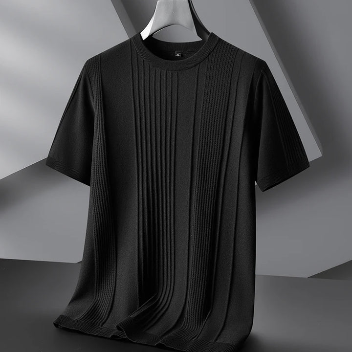 Refined Ribbed Knit Shirt