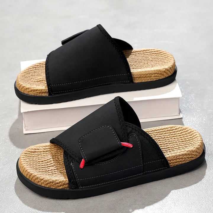 Ethan Leather Slides