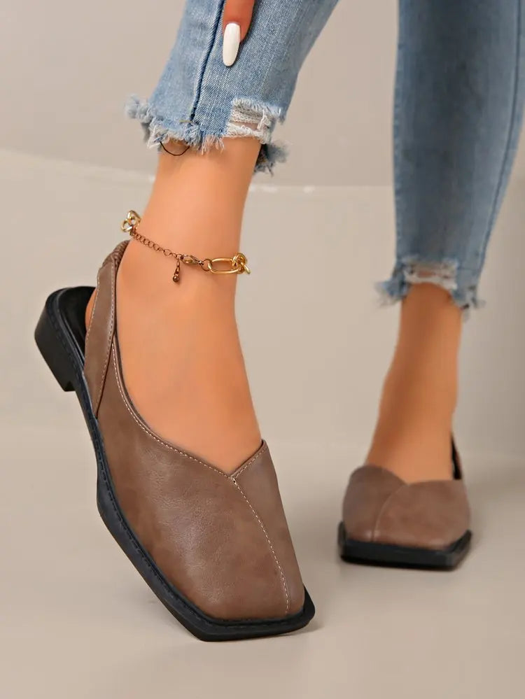 Colorblock Slip Flat