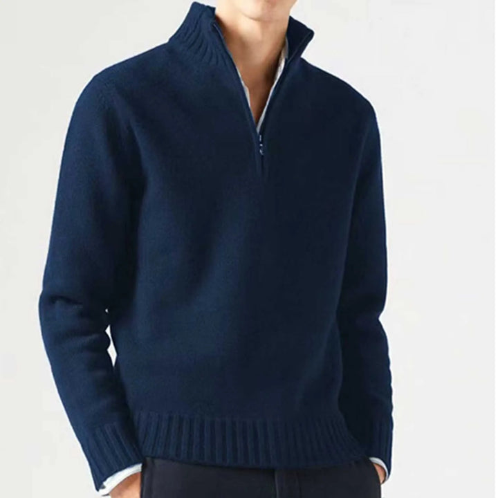 MERLIN ZIPPER SWEATER