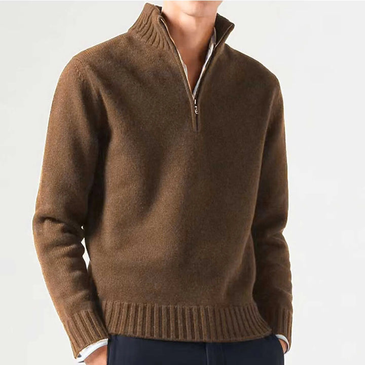 MERLIN ZIPPER SWEATER