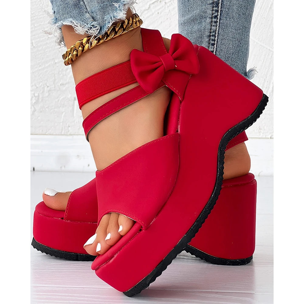 Valeria Bow Wedges