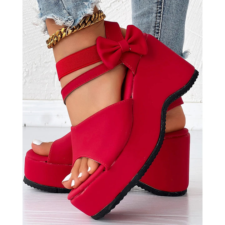 Valeria Bow Wedges